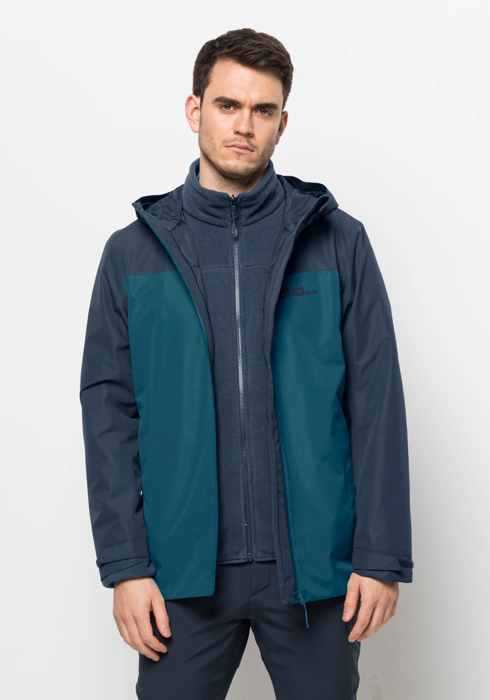 Jack Wolfskin 3-in-1-Funktionsjacke "TAUBENBERG 3IN1 JKT M", mit Kapuze günstig online kaufen