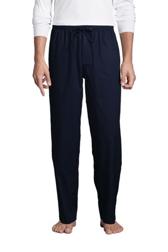 Pyjamahose aus Baumwolltuch, Classic Fit, Herren, Größe: XXL Normal, Blau, günstig online kaufen