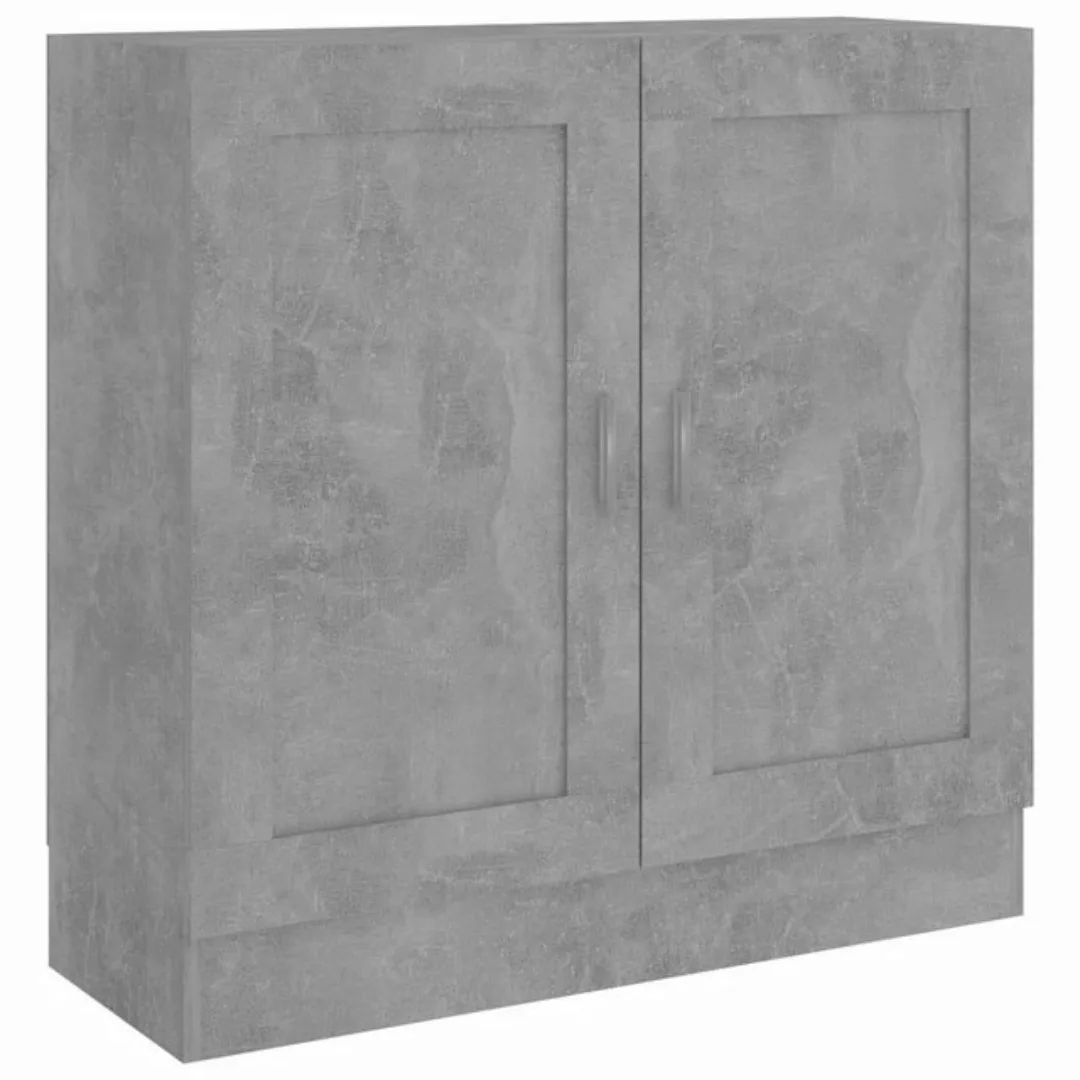 furnicato Bücherregal Bücherschrank Betongrau 82,5x30,5x80 cm Holzwerkstoff günstig online kaufen