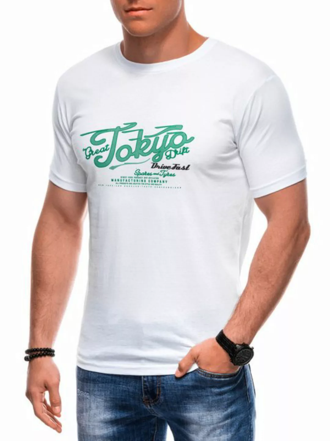 Edoti Print-Shirt Herren-T-Shirt Regular Fit. günstig online kaufen