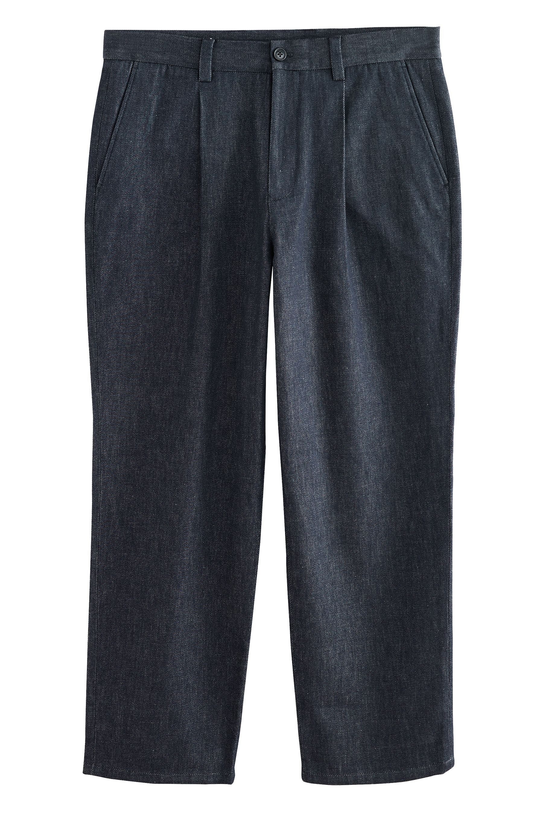 Next Anzughose EDIT Relaxed Fit Denim-Hose günstig online kaufen