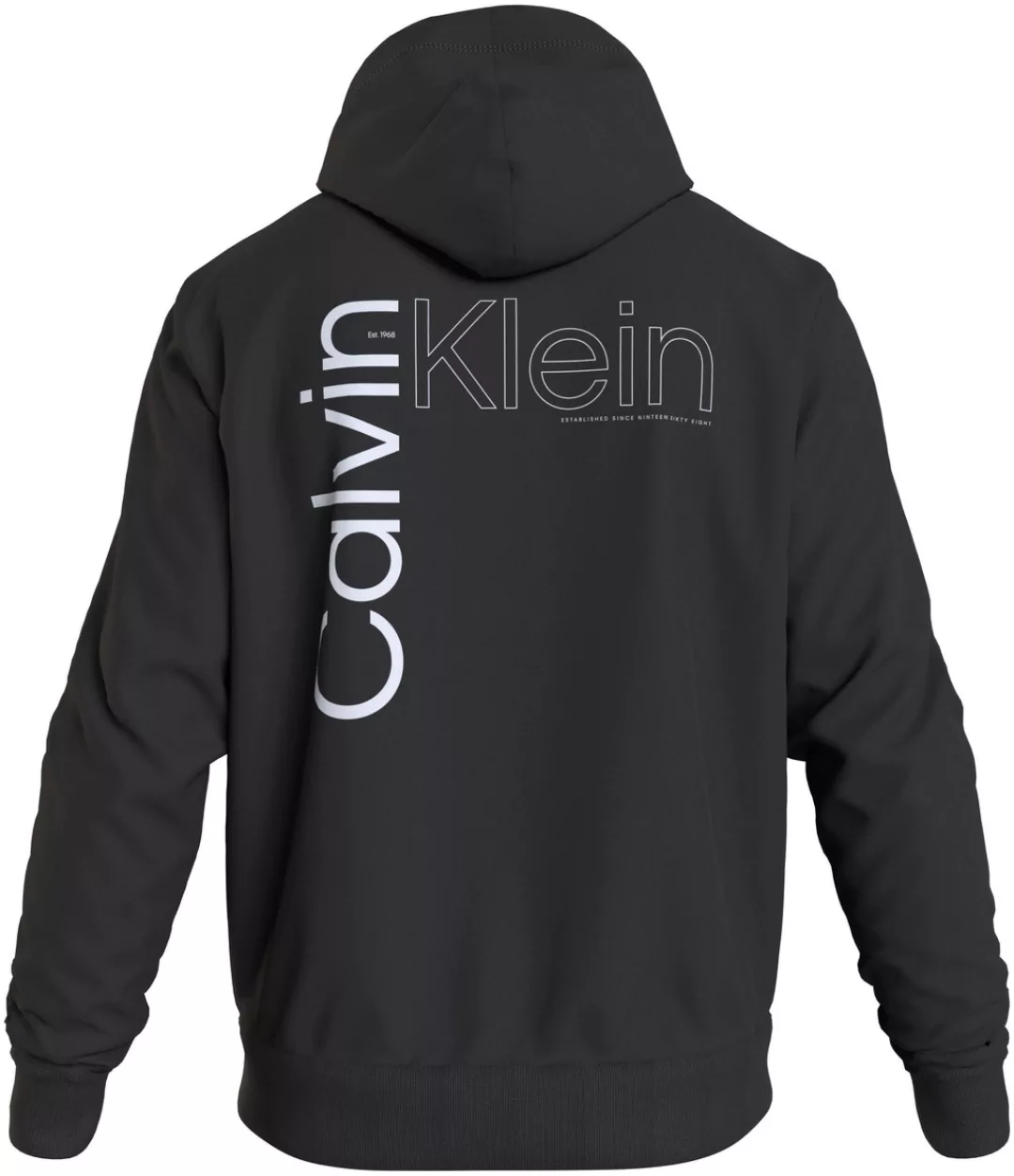 Calvin Klein Kapuzensweatshirt ANGLED BACK LOGO HOODIE günstig online kaufen