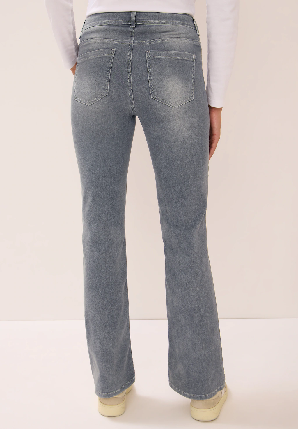 Cecil Bootcut-Jeans, aus Baumwolle mit Stretchanteil günstig online kaufen