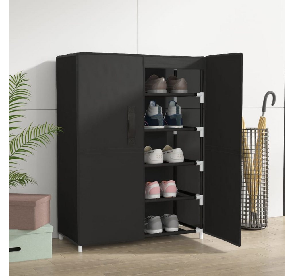 vidaXL Schuhschrank Schuhschrank Schwarz 60x28x90 cm Stoff günstig online kaufen