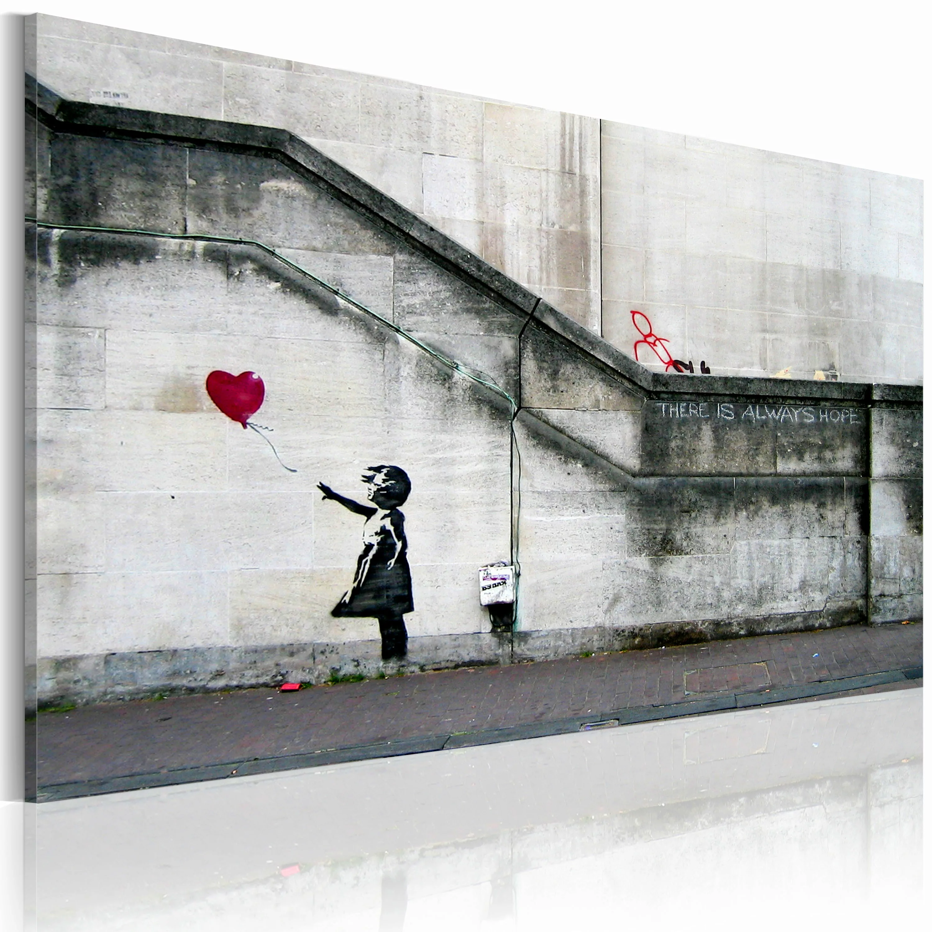 Wandbild - Hoffnung Gibt Es Immer (banksy) günstig online kaufen