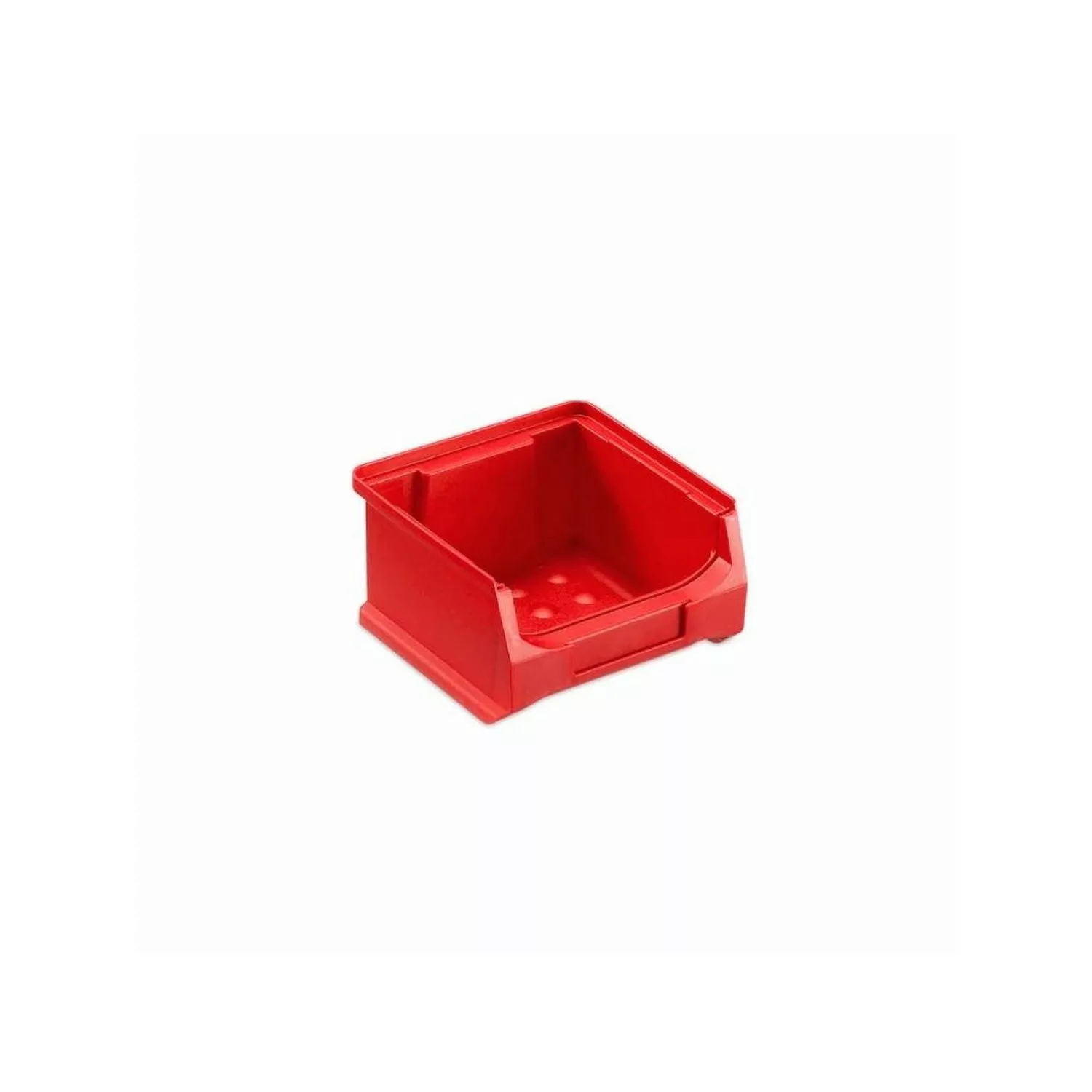 PROREGAL Rote Sichtlagerbox 1,0 HxBxT 6 x 10 x 10 cm 04 Liter Sichtlagerbeh günstig online kaufen