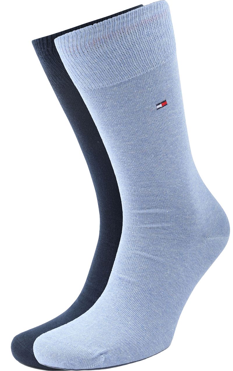 Tommy Hilfiger Classic 2-Pack Socken Blau 134 - Größe 43-46 günstig online kaufen