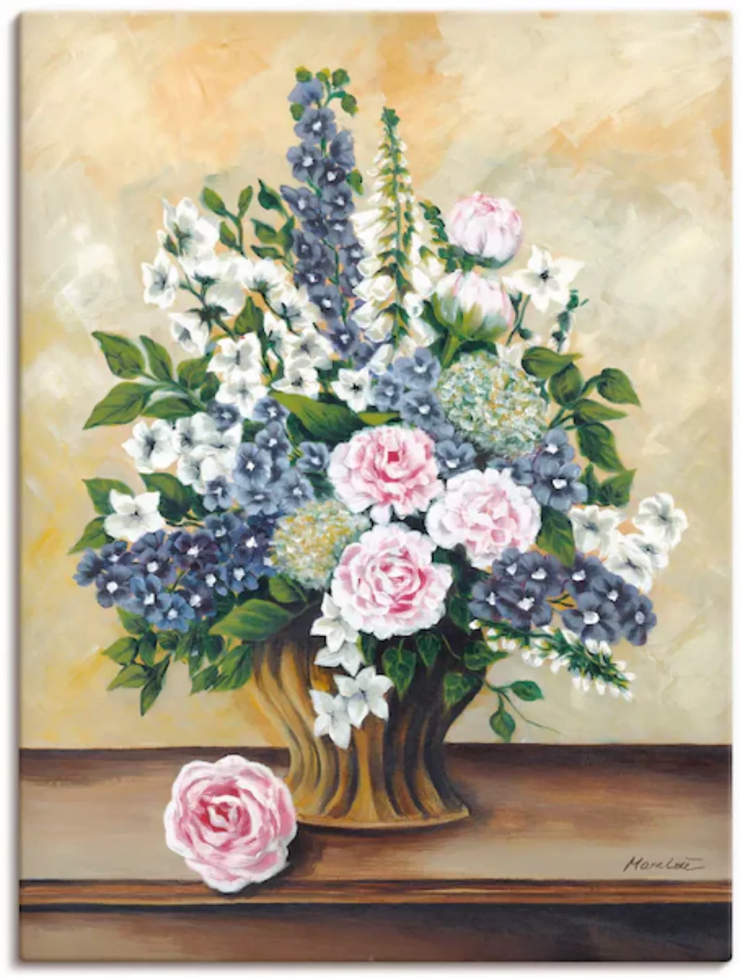 Artland Wandbild »Blumenbouqet«, Blumen, (1 St.), als Alubild, Outdoorbild, günstig online kaufen