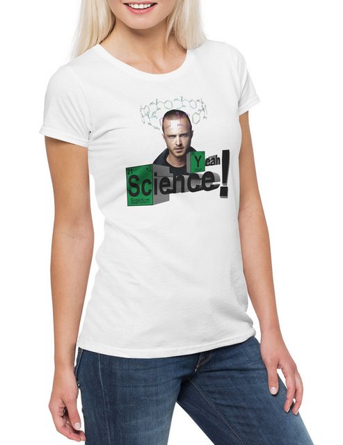 Urban Backwoods Print-Shirt Yeah Science Jesse Damen T-Shirt Better Pinkman günstig online kaufen