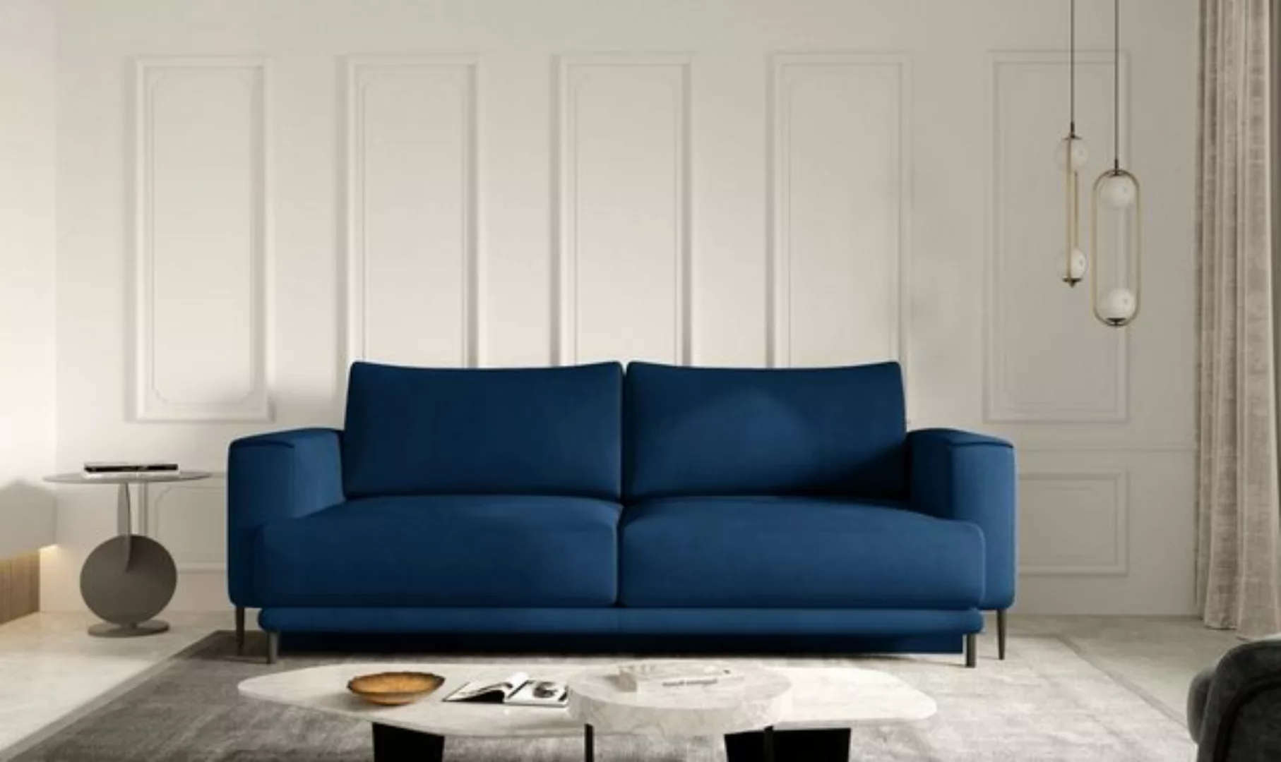 Luxusbetten24 Schlafsofa Designer 3er Sofa Diana, mit Schlaffunktion und St günstig online kaufen