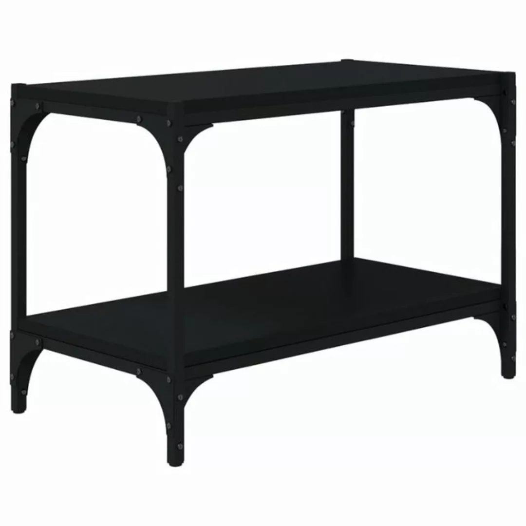 furnicato TV-Schrank Schwarz 60x33x41 cm Holzwerkstoff und Stahl günstig online kaufen