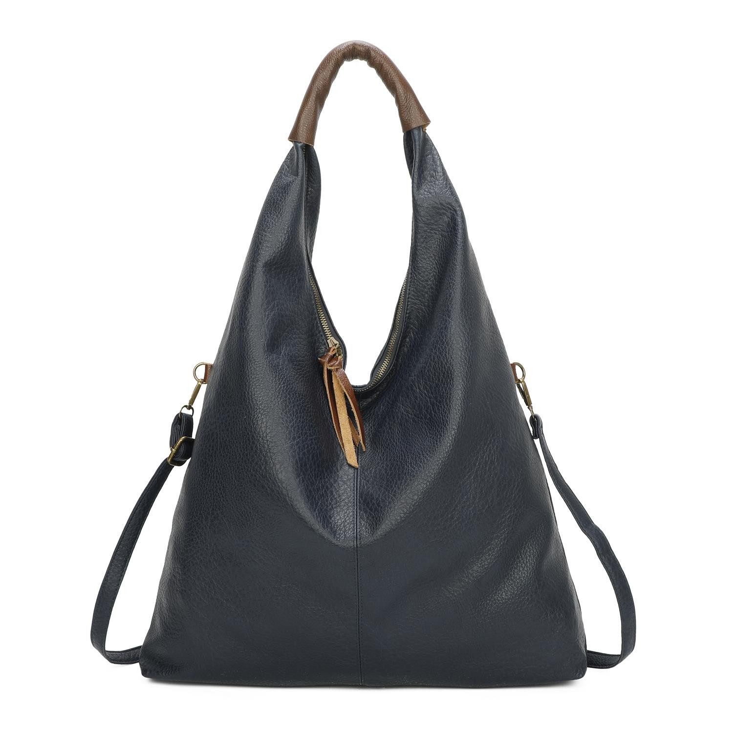 ITALYSHOP24 Schultertasche XXL Damen Shopper Tasche günstig online kaufen