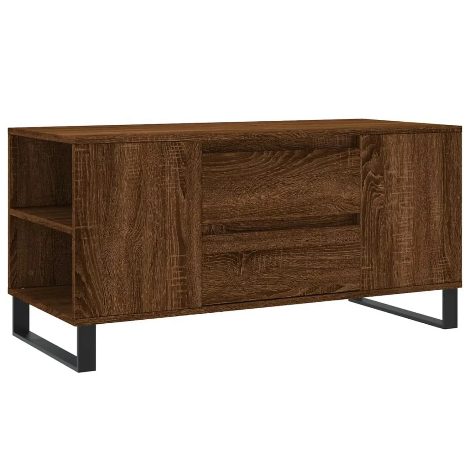 vidaXL Couchtisch Braun Eichen-Optik 102x44,5x50 cm Holzwerkstoff Modell 3 günstig online kaufen