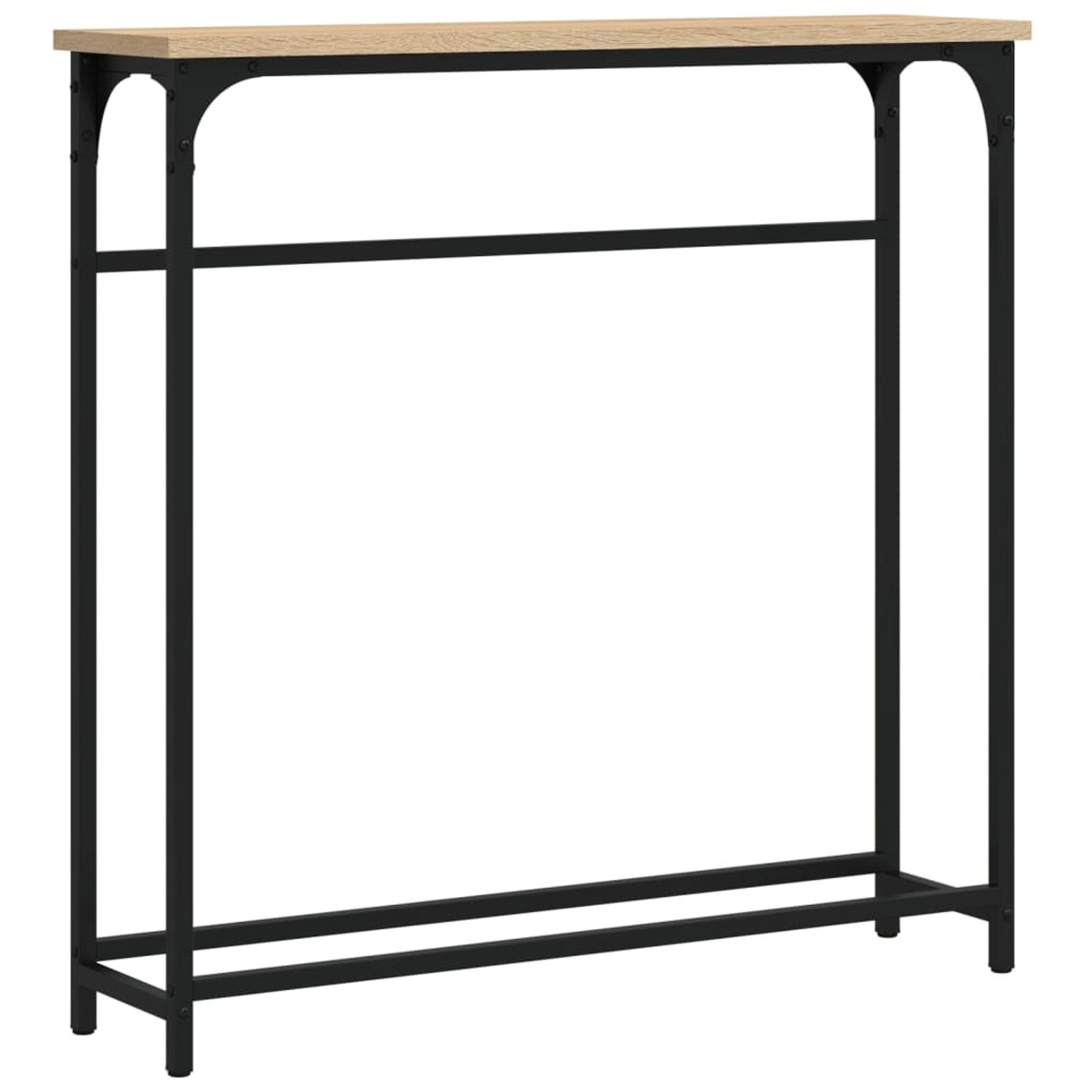 vidaXL Konsolentisch Sonoma-Eiche 75x19,5x75 cm Holzwerkstoff günstig online kaufen