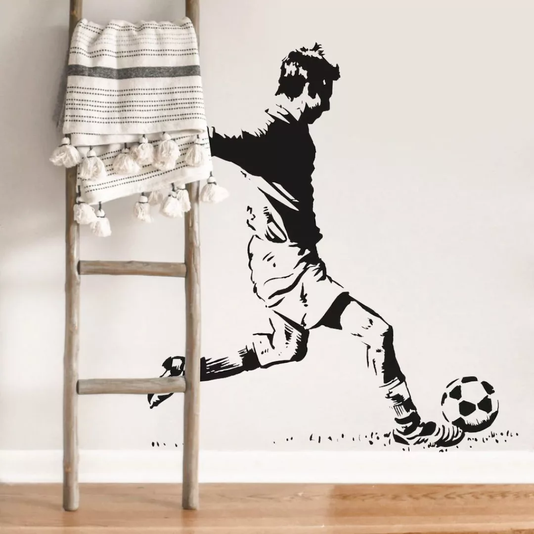 Wall-Art Wandtattoo »Wandaufkleber Fußballer 2«, (1 St.), selbstklebend, en günstig online kaufen