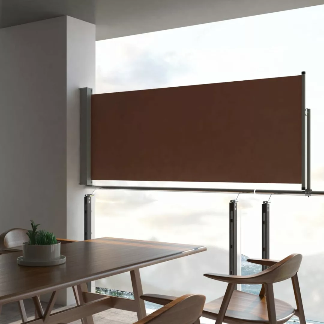 Ausziehbare Seitenmarkise 100x300 Cm Braun günstig online kaufen