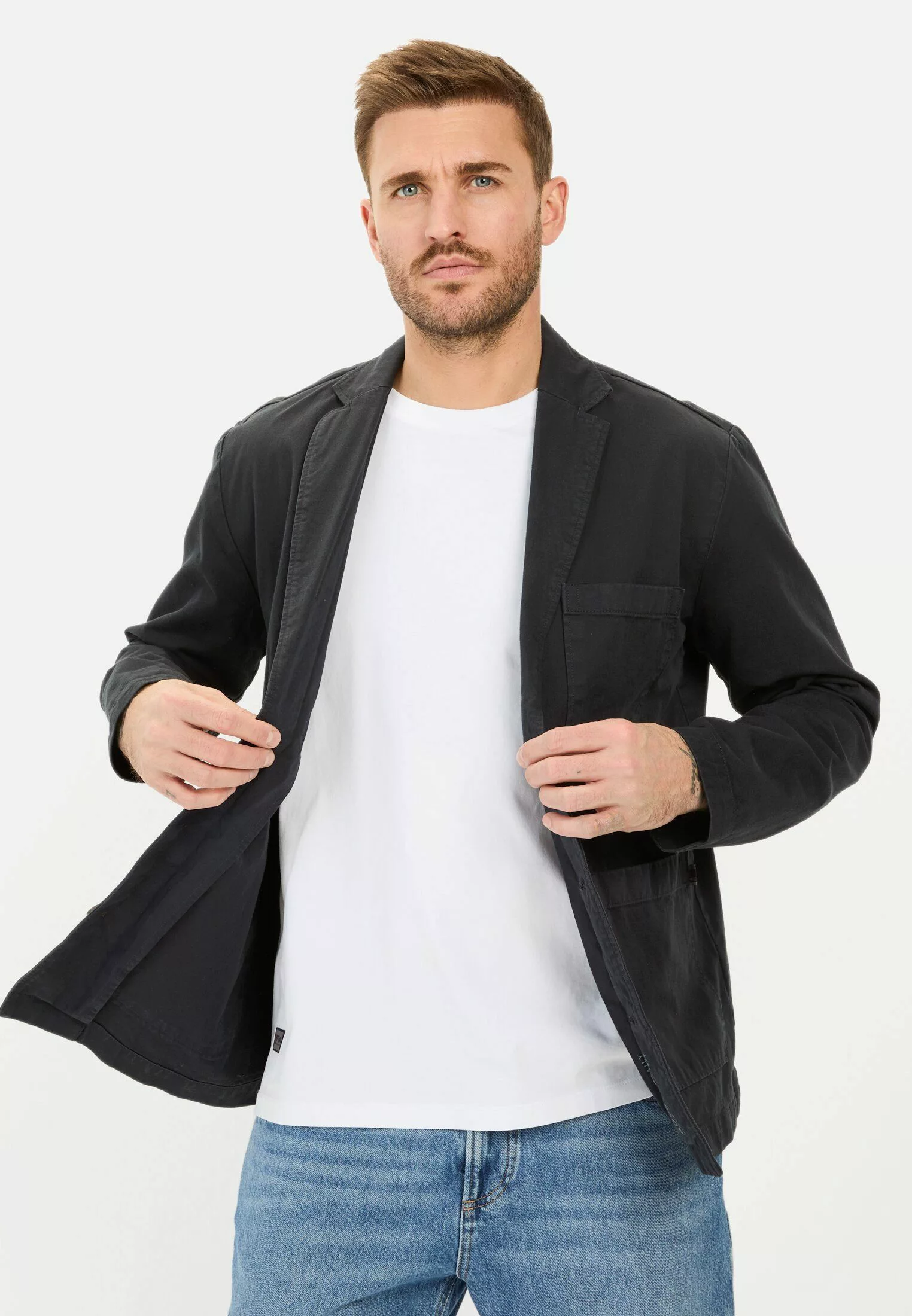 camel active Baumwollsakko aus reiner Baumwolle günstig online kaufen