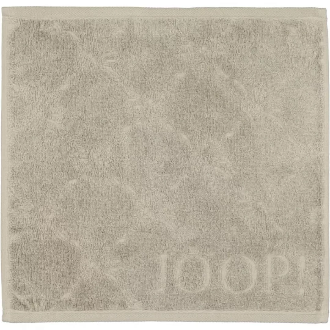 JOOP Uni Cornflower 1670 - Farbe: Graphit - 779 - Seiflappen 30x30 cm günstig online kaufen