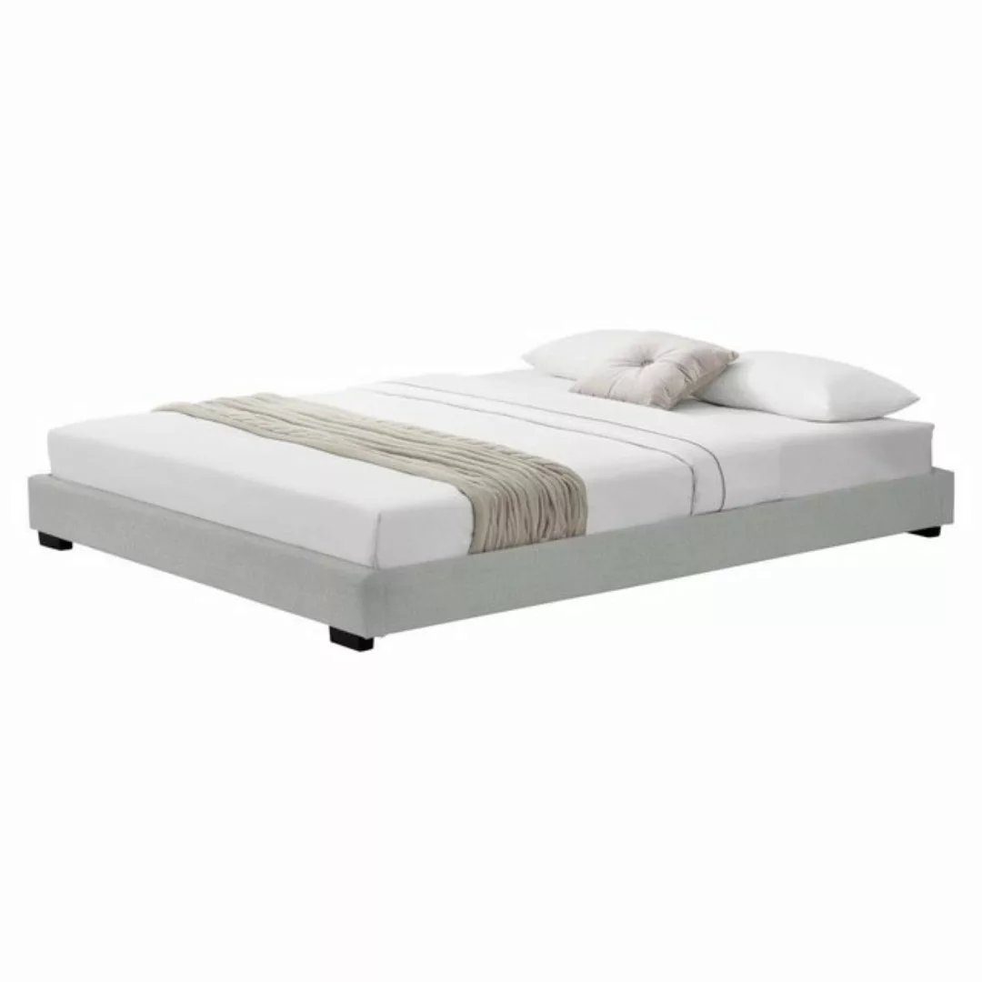 Corium Polsterbett, »Masari« Modernes Bett 140x200cm mit Lattenrost weiß Ku günstig online kaufen