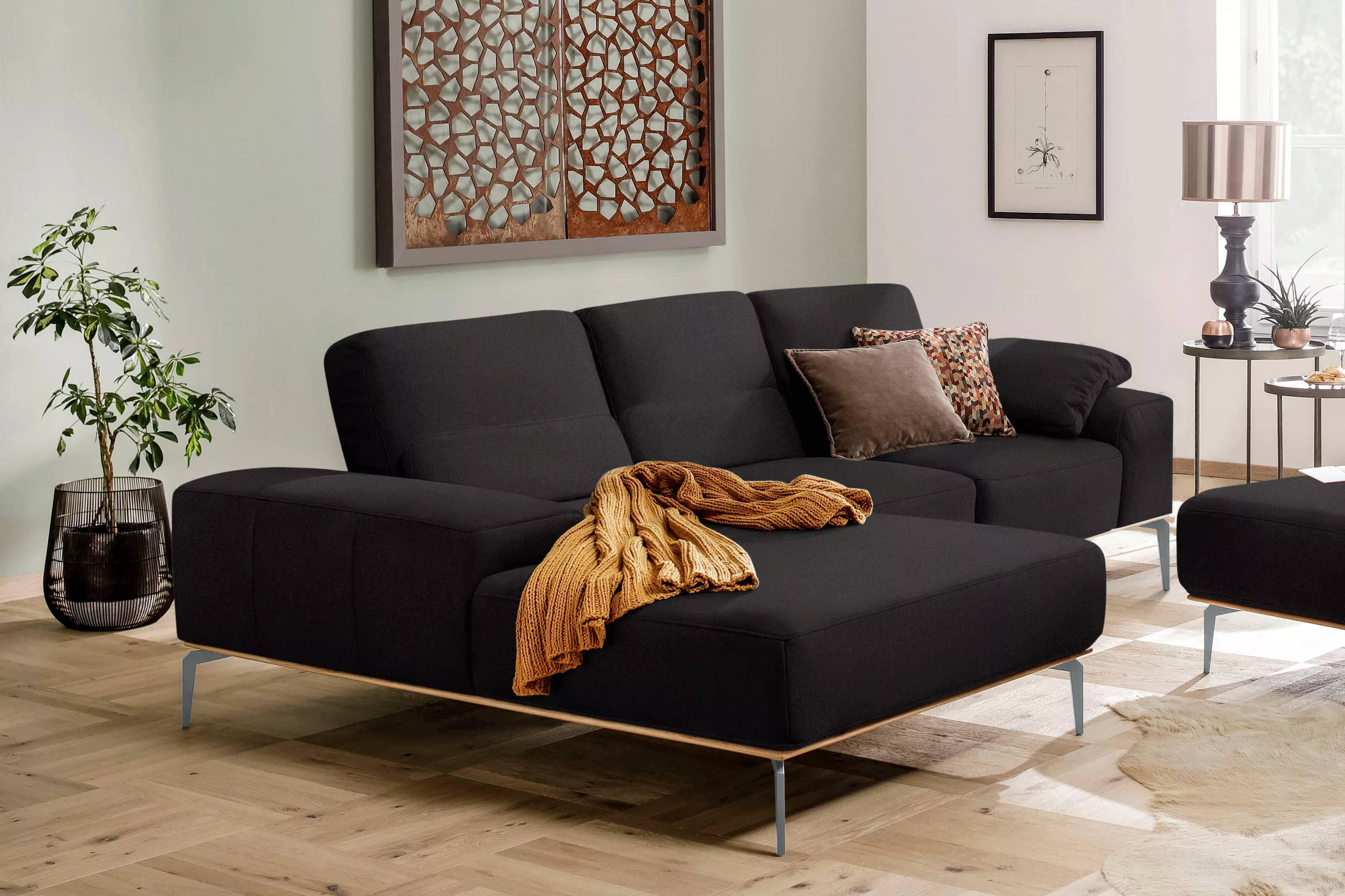 W.SCHILLIG Ecksofa "run, Designsofa mit tollem Sitzkomfort, bequem, L-Form" günstig online kaufen