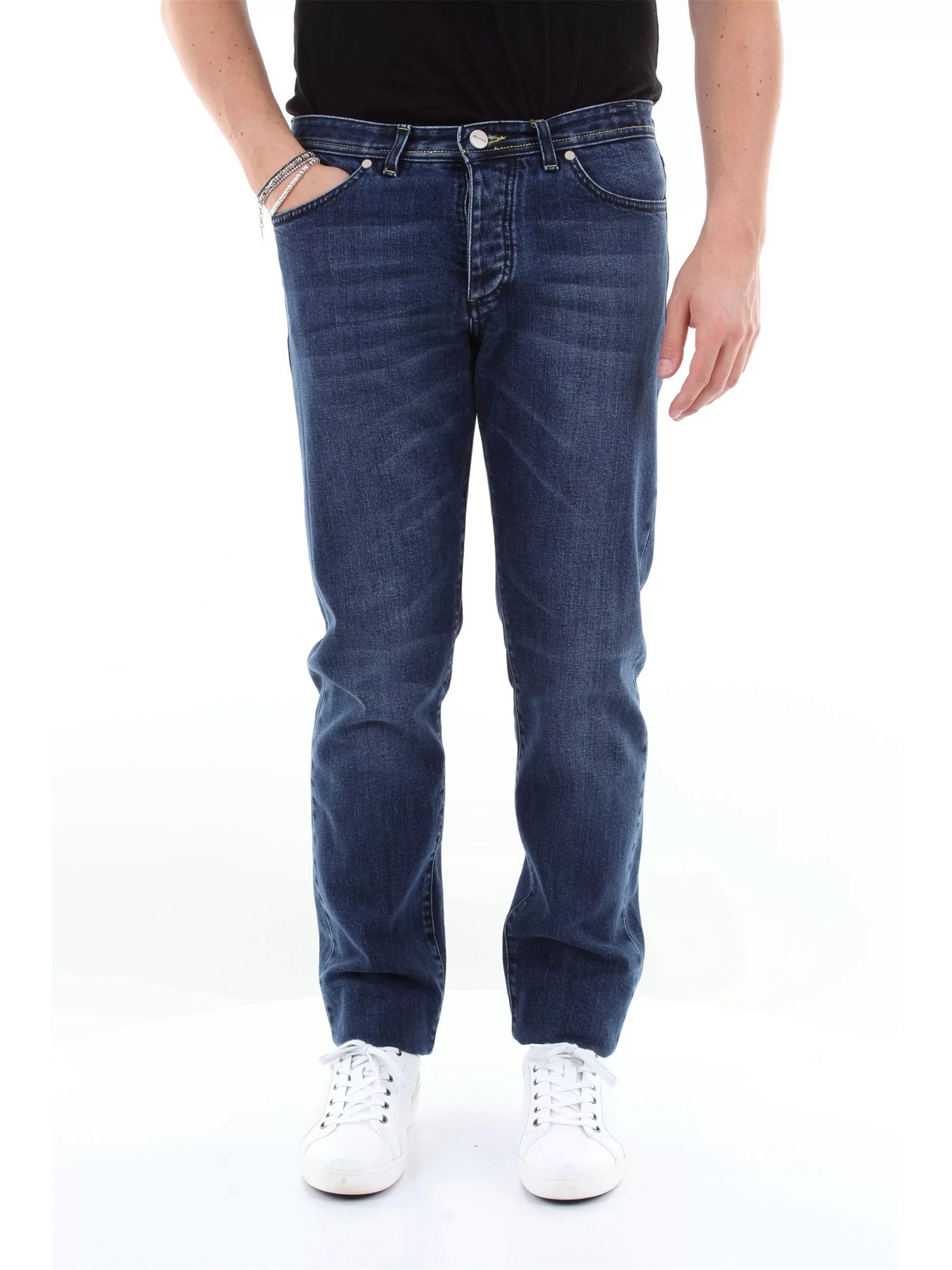SARTORIO regelmäßig Herren Dunkle Jeans günstig online kaufen