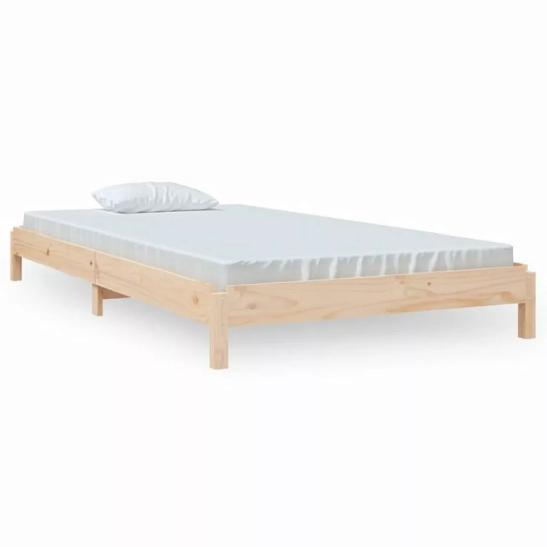 furnicato Bett Stapelbett 90x200 cm Massivholz Kiefer günstig online kaufen