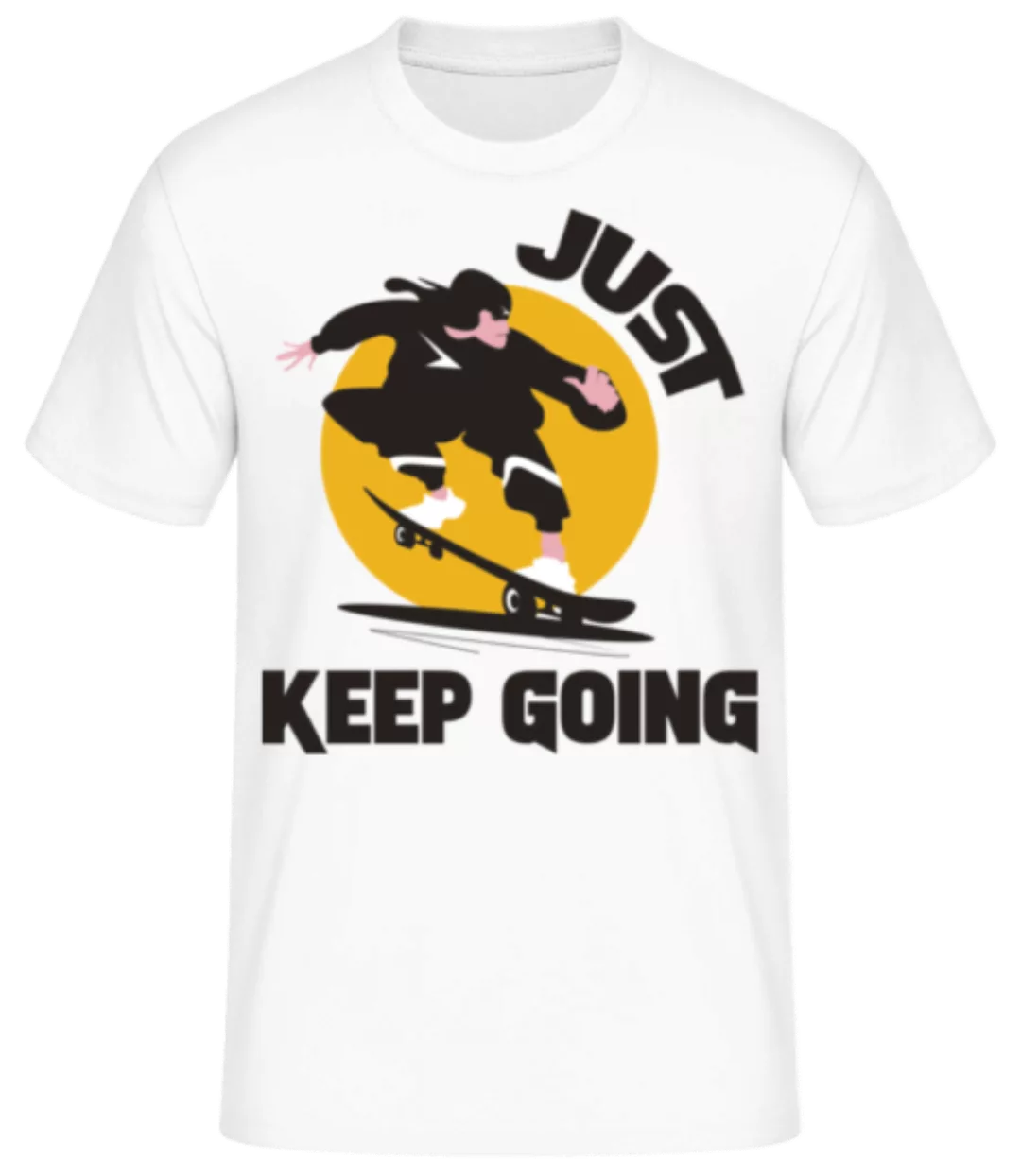 Just Keep Going · Männer Basic T-Shirt günstig online kaufen