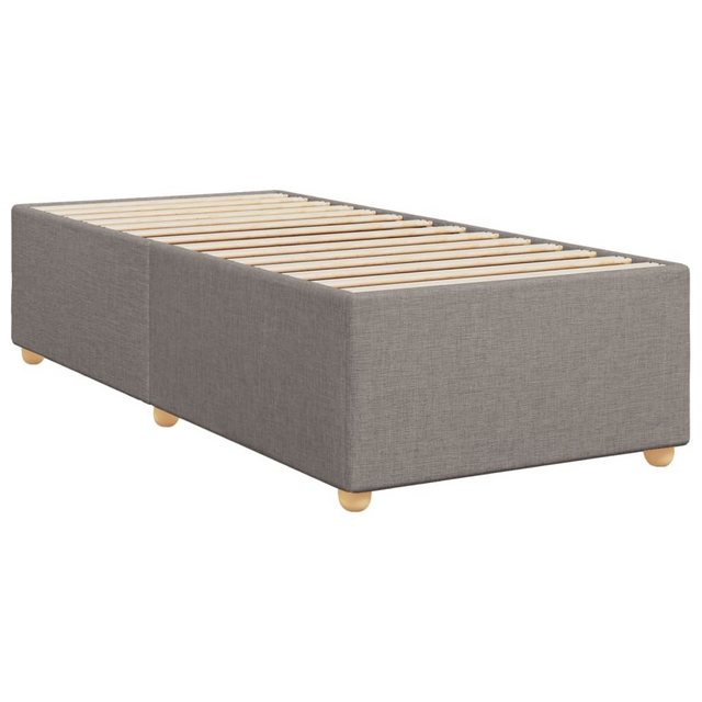 vidaXL Bett Bettgestell ohne Matratze Taupe 80x200 cm Stoff günstig online kaufen