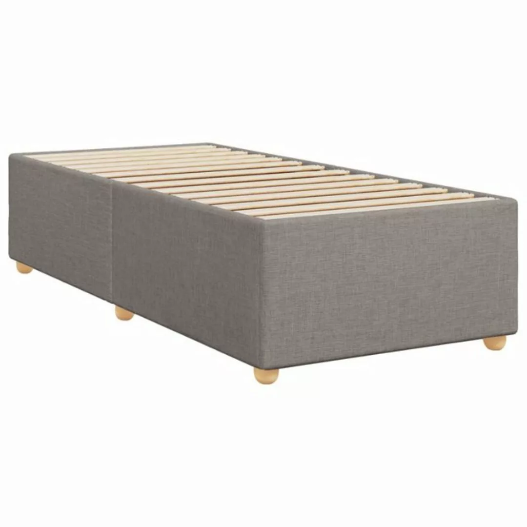 vidaXL Bett Bettgestell Taupe 80x200 cm Stoff günstig online kaufen