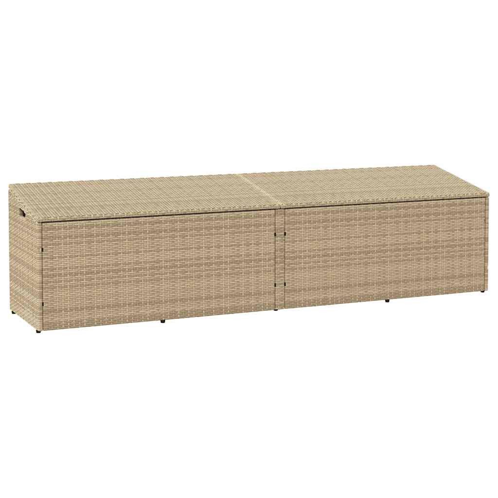 vidaXL Gartenbox Garten-Auflagenbox Beige 220x50x58 cm günstig online kaufen