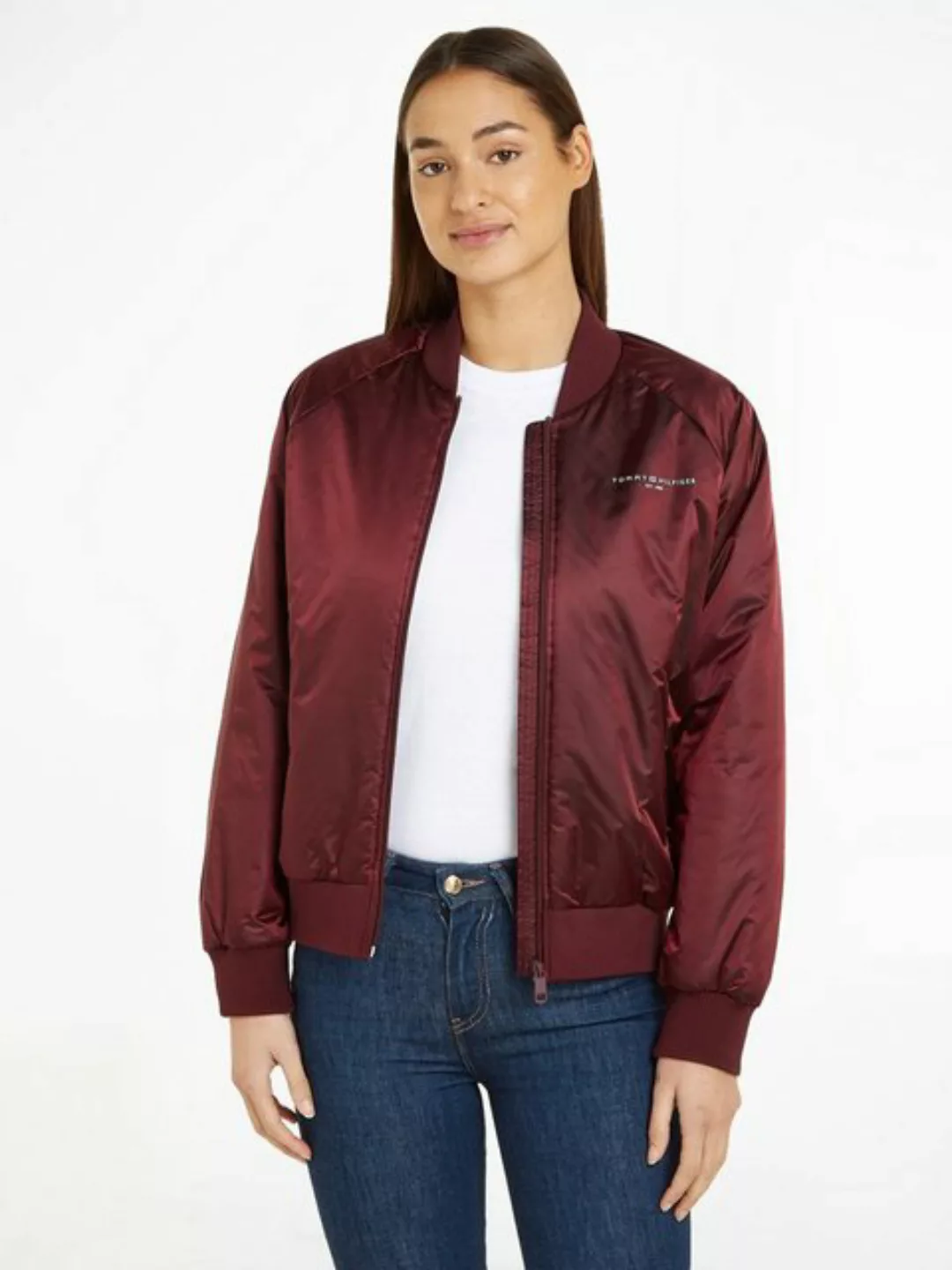 Tommy Hilfiger Bomberjacke ESS MINI CORP REGULAR BOMBER mit Tommy Hilfiger günstig online kaufen