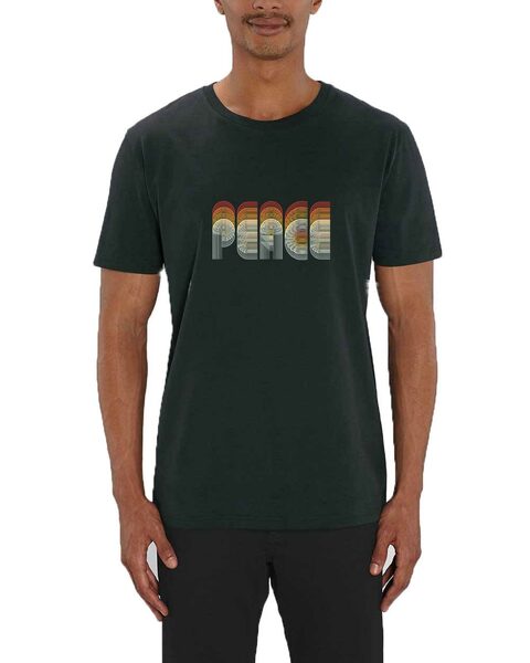 "Peace" Print T-shirt Aus Bio Baumwolle günstig online kaufen