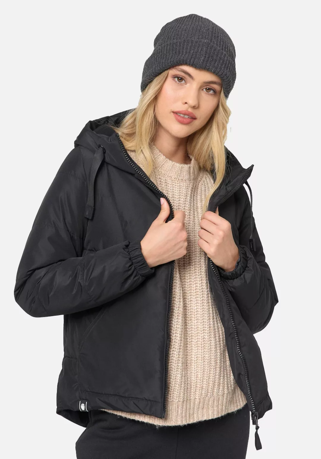 Navahoo Steppjacke Eisbällchen stylische Damen Winterjacke mit Kapuze günstig online kaufen