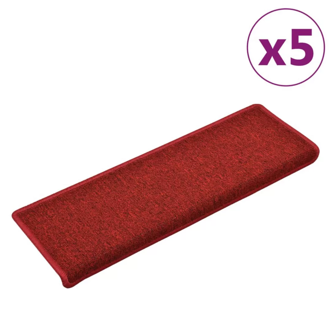 Vidaxl Stufenmatten 5 Stk. 65x25 Cm Rot günstig online kaufen