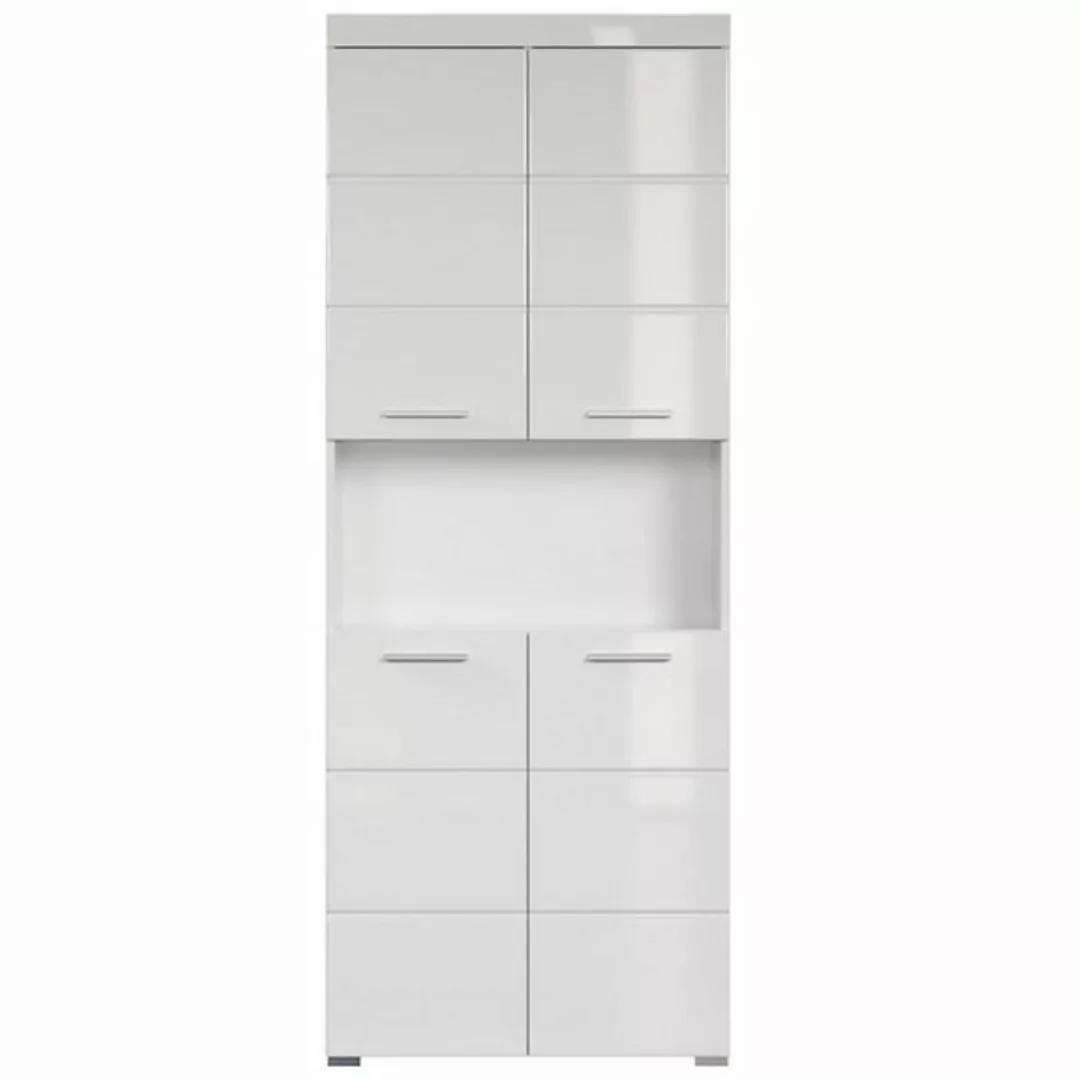 trendteam Hochschrank Hochschrank Badschrank Multifunktionsschrank Weiß 73x günstig online kaufen