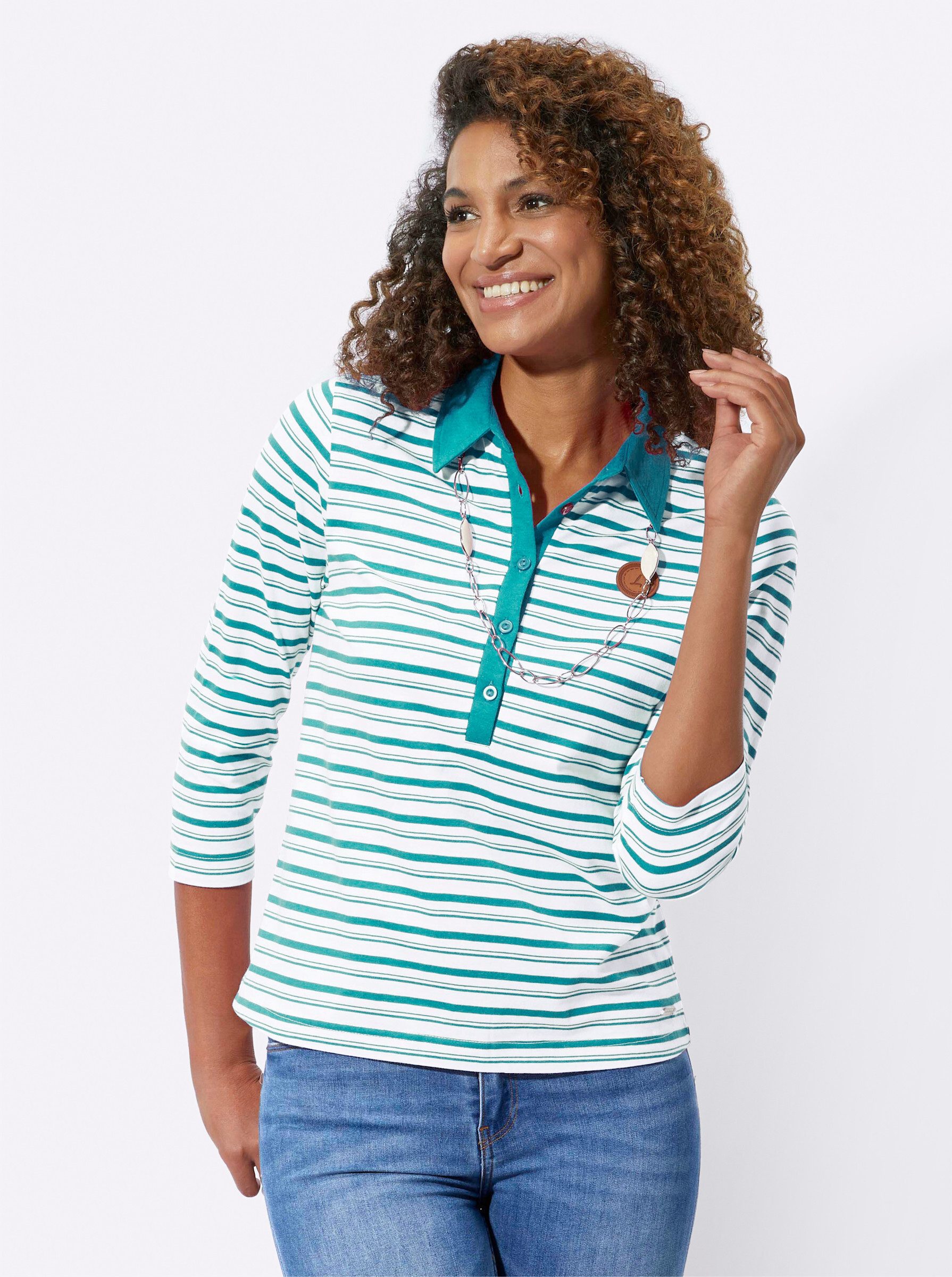 Casual Looks Poloshirt "Poloshirt", (1 tlg.) günstig online kaufen