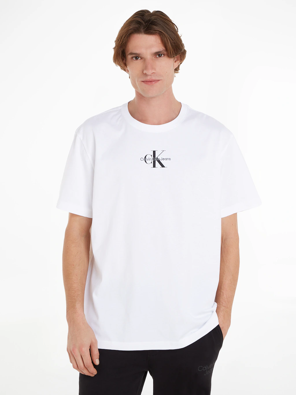 Calvin Klein Jeans Plus T-Shirt "PLUS MONOLOGO REGULAR TEE", Große Größen günstig online kaufen