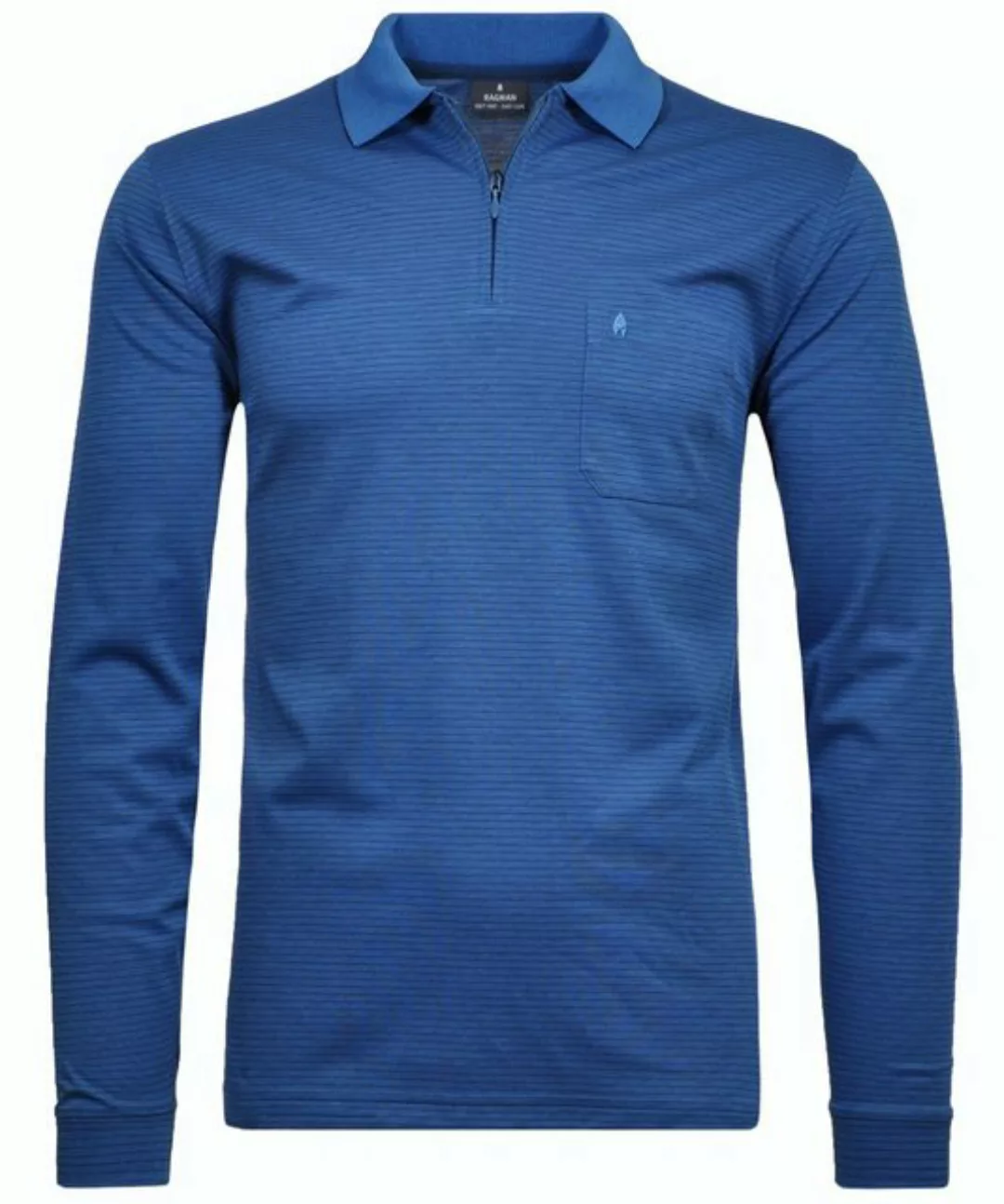 RAGMAN T-Shirt Ragman / He.Polo / Polo zip, fineliner LS günstig online kaufen