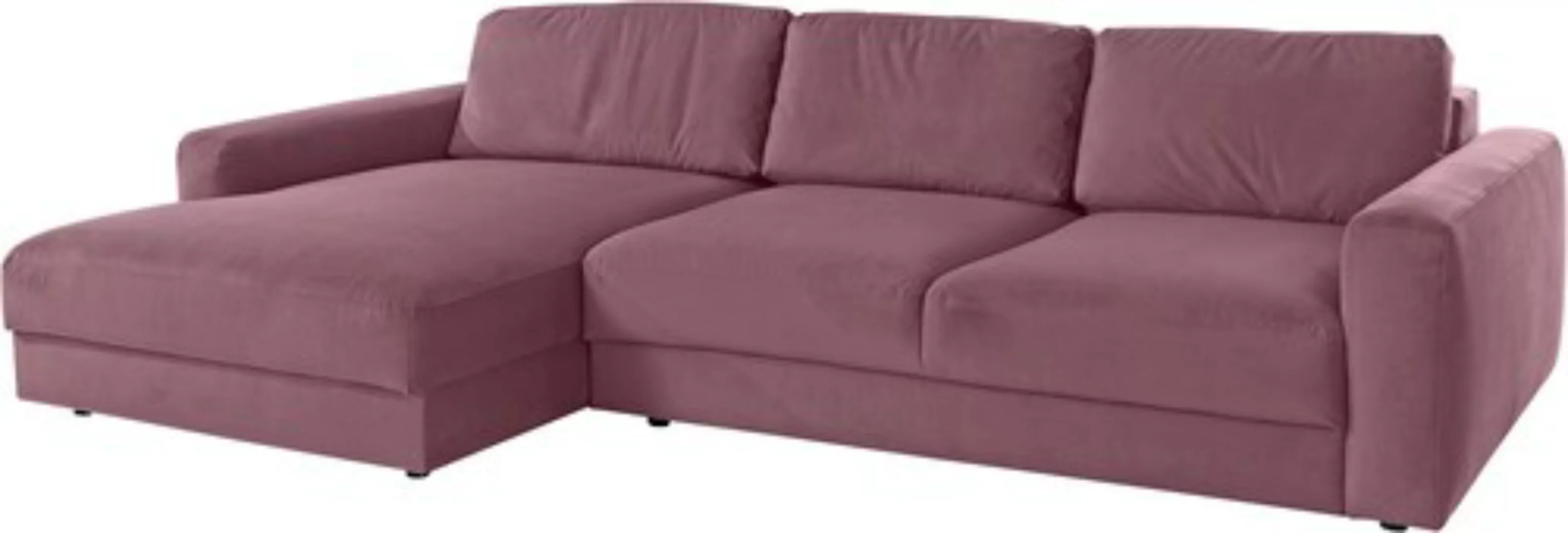 Places of Style Ecksofa "Bloomfield, L-Form", extra tiefe Sitzfläche, wahlw günstig online kaufen