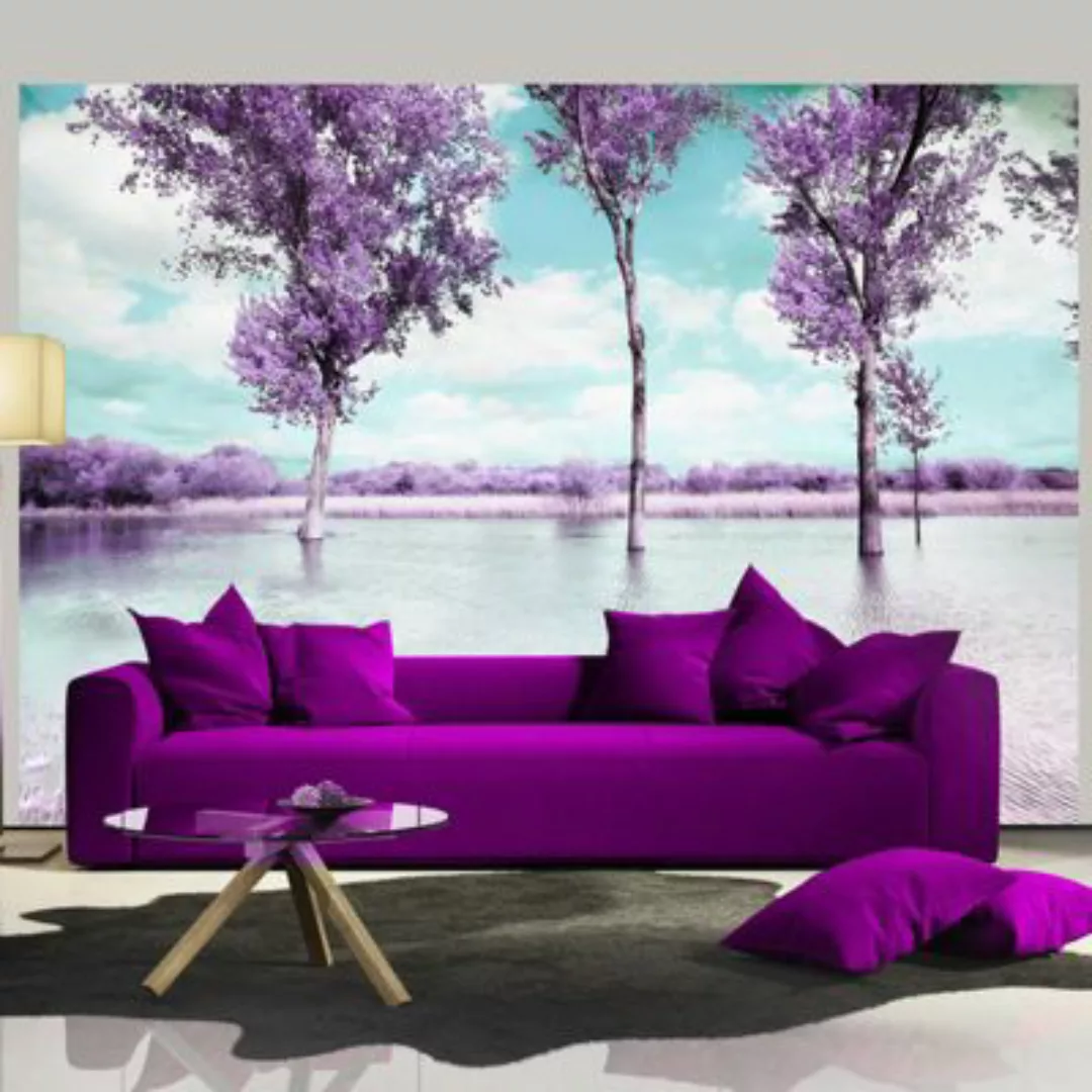 artgeist Fototapete Heather Landschaft mehrfarbig Gr. 150 x 105 günstig online kaufen