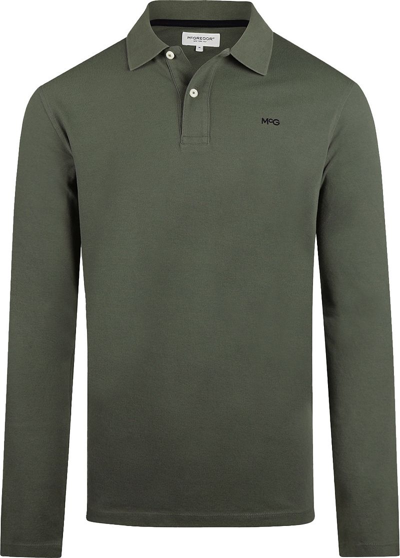 McGregor Long Sleeve Poloshirt Pine Grün - Größe 3XL günstig online kaufen