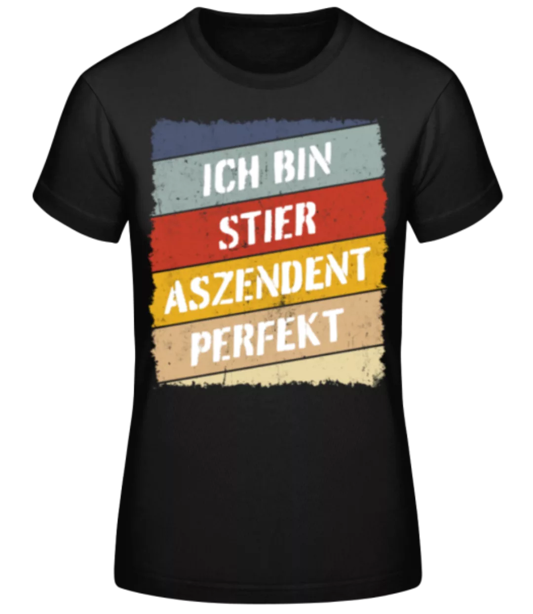 Stier Aszendent Perfekt Retro Stil · Frauen Basic T-Shirt günstig online kaufen