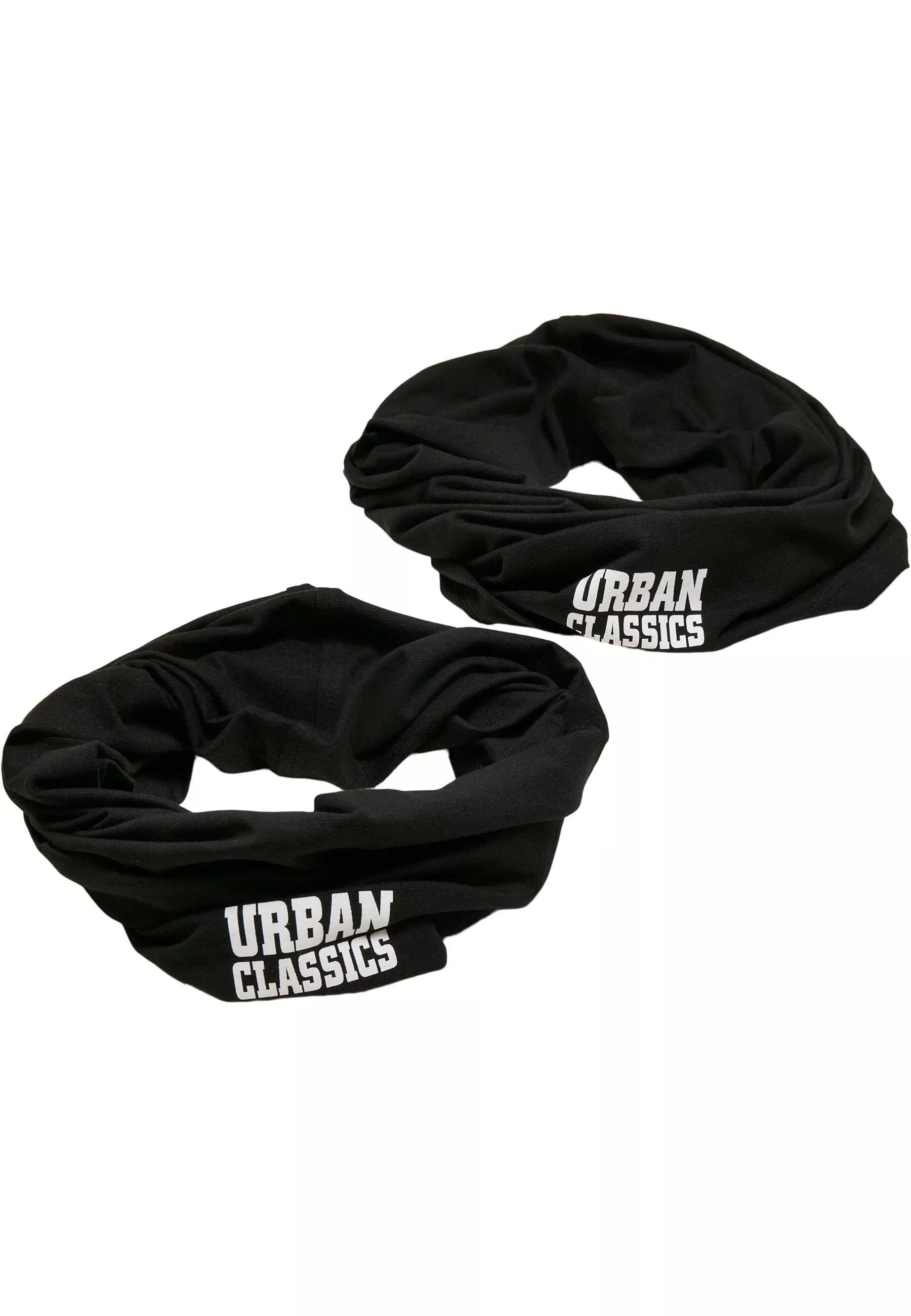 URBAN CLASSICS Halstuch "Urban Classics Unisex Logo Tube Scarf 2-Pack" günstig online kaufen