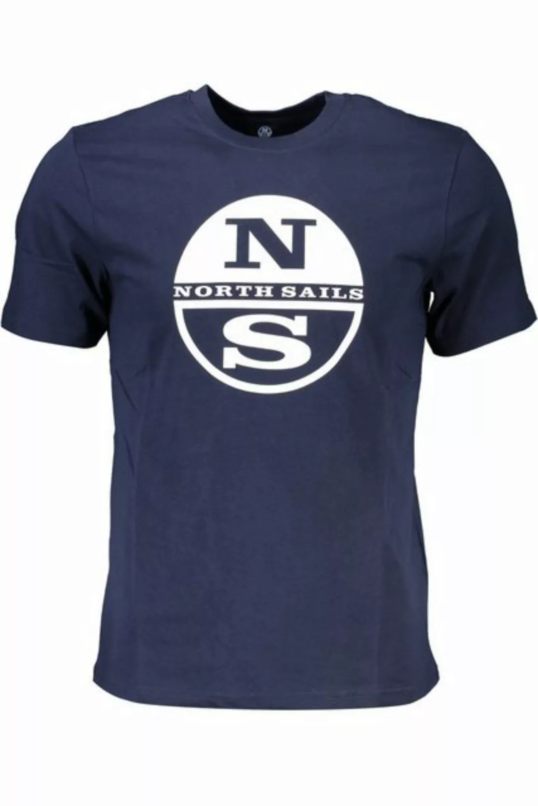 North Sails T-Shirt Herren Kurzarm T-Shirt Blau mit Rundhals & Modernem günstig online kaufen