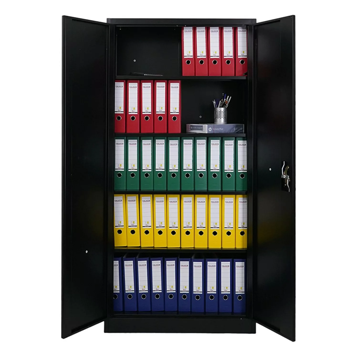 PROREGAL Flügeltürenschrank ELEPHANT HxBxT 185 x 90 x 40 cm 4 Fachböden Sch günstig online kaufen