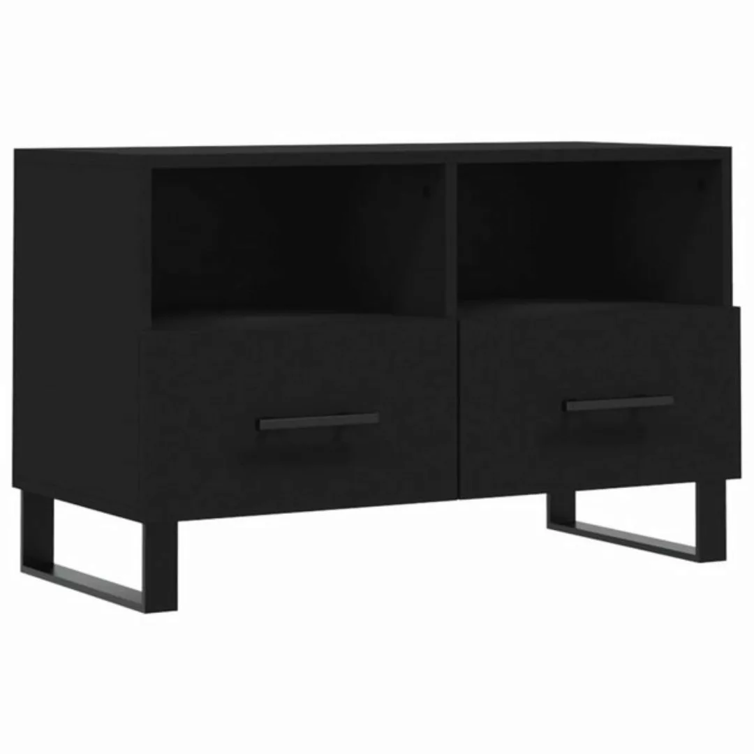 vidaXL TV-Schrank TV-Schrank Schwarz 80x36x50 cm Holzwerkstoff (1-St) günstig online kaufen