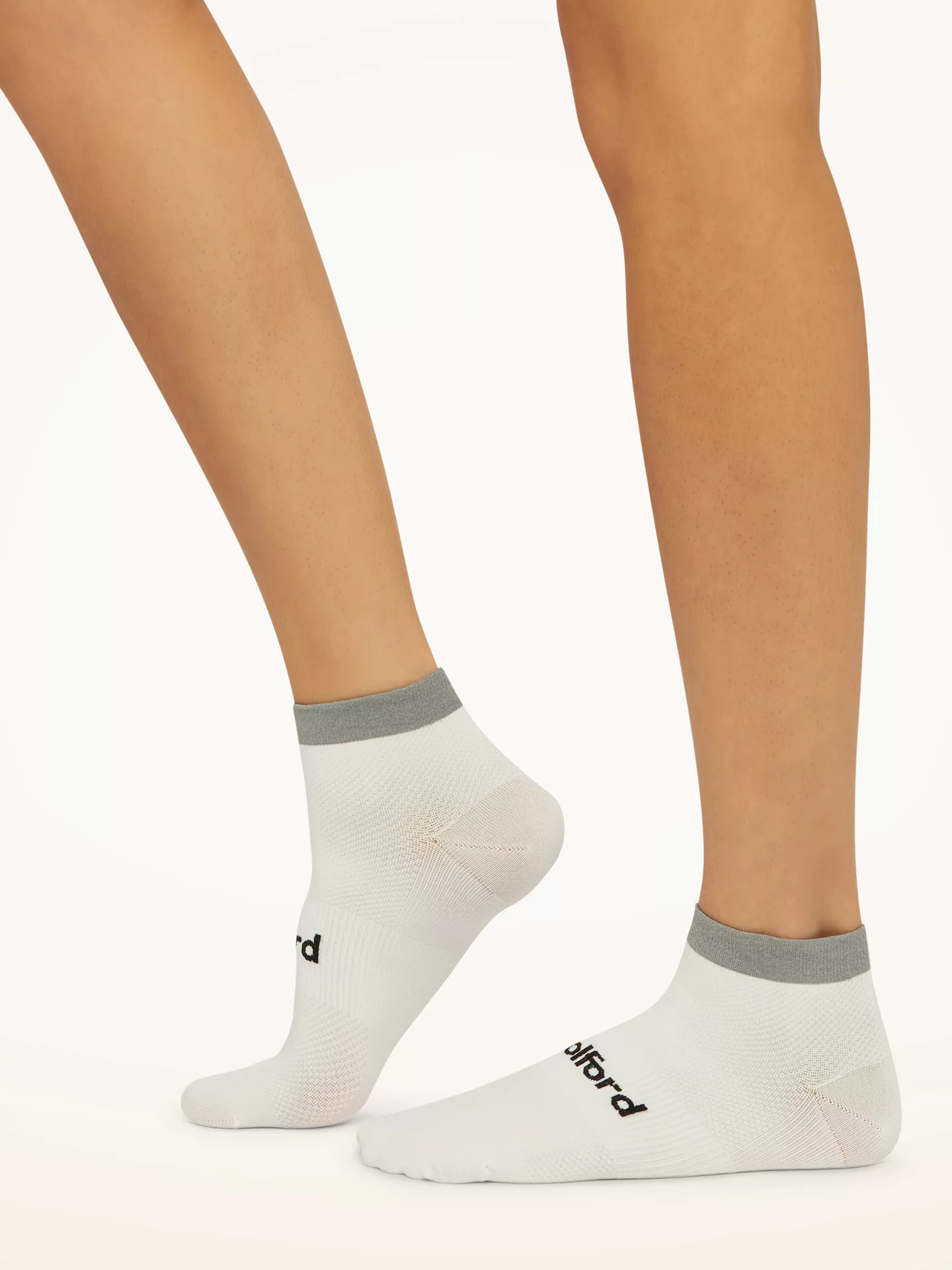 Wolford - Reflective Sneaker Socks, Frau, white/black, Größe: 3839 günstig online kaufen