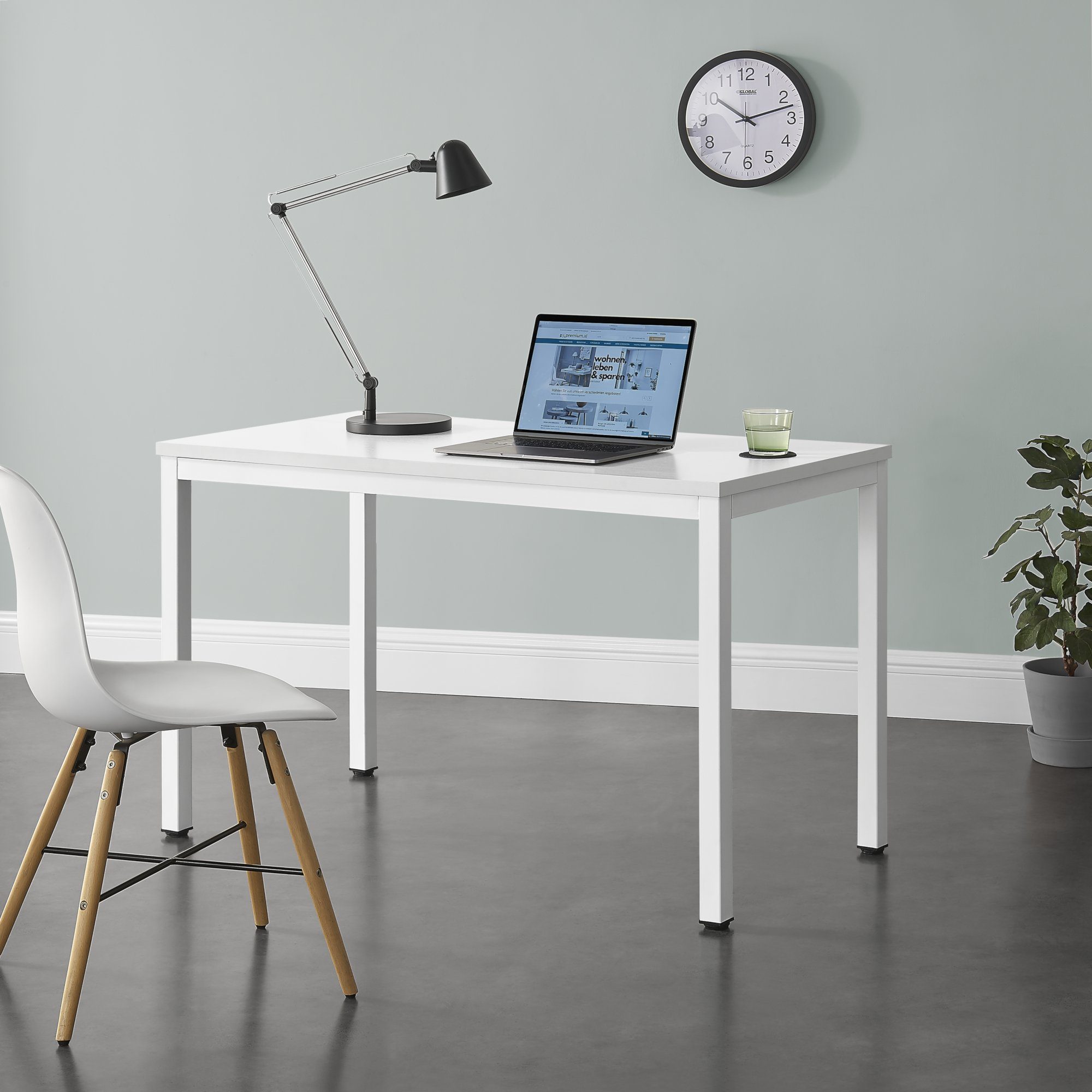 en.casa Schreibtisch, »Odense« Bürotisch Computertisch 75x120x60cm günstig online kaufen