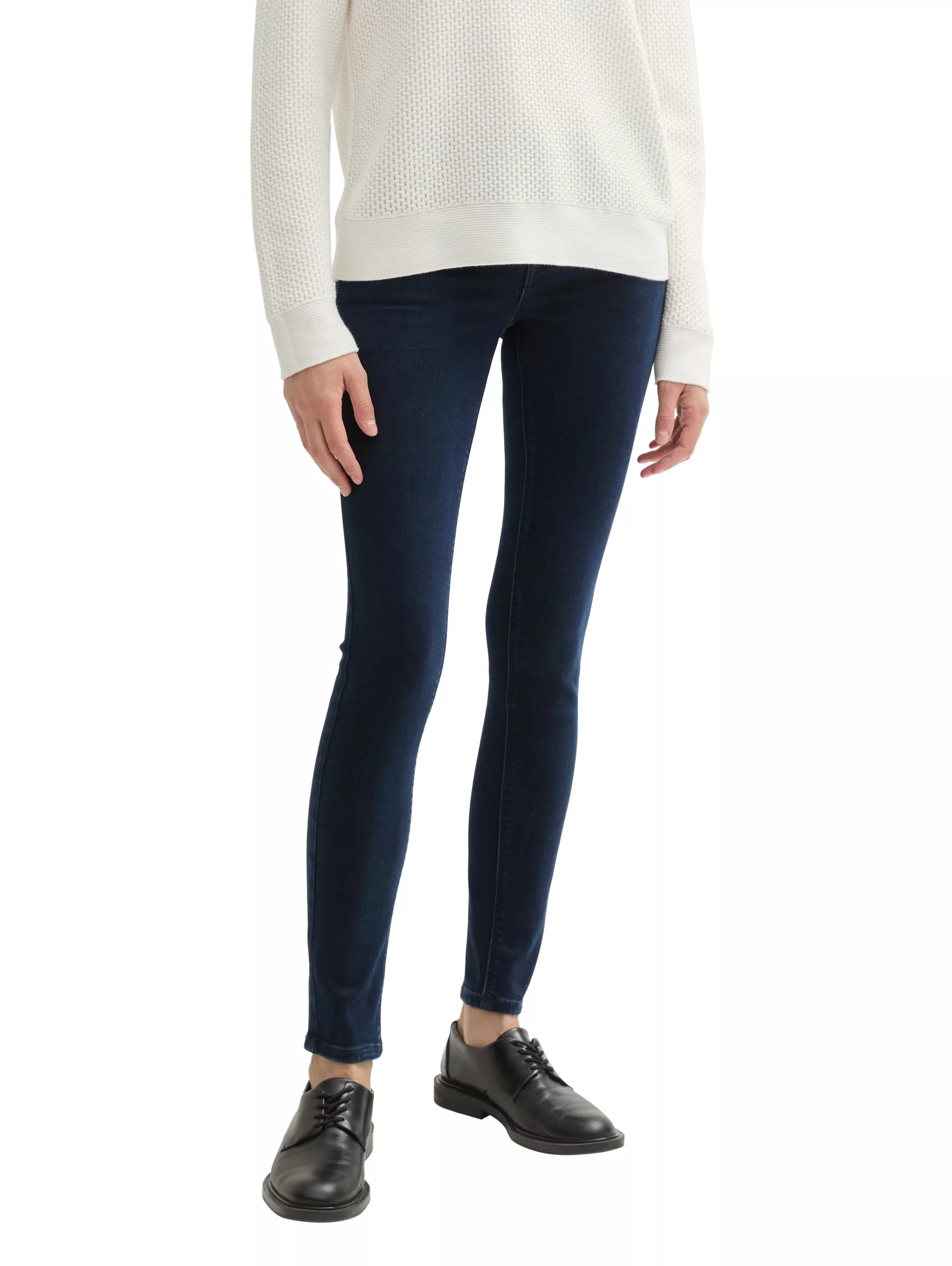 Tom Tailor Damen Jeans ALEXA - Skinny Fit - Blau - Dark Stone Blue Black De günstig online kaufen