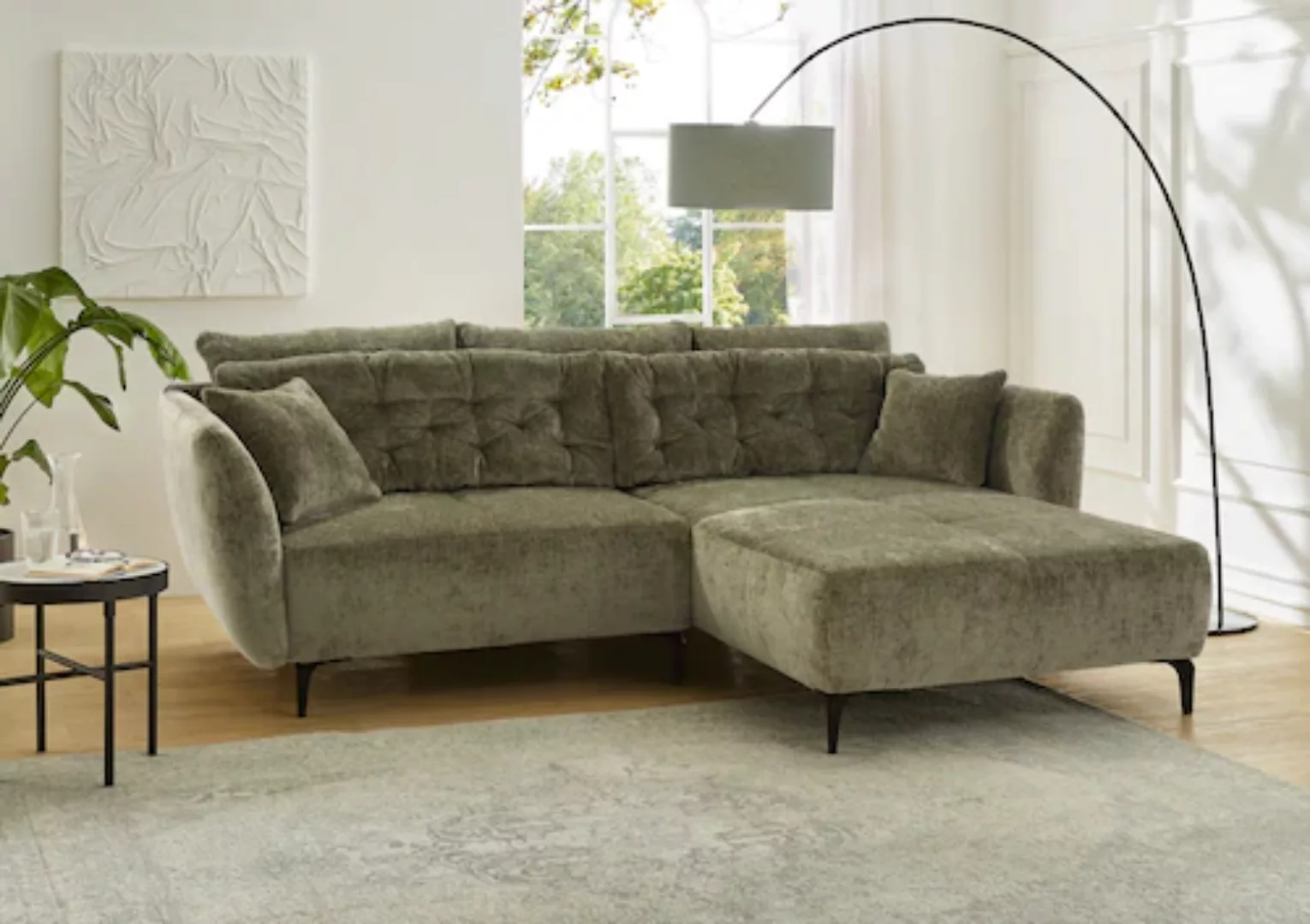 Jockenhöfer Gruppe Ecksofa »Salo L-Form«, im Retrolook mit Wellenfederung u günstig online kaufen